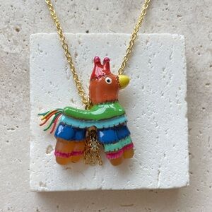 Les NEREIDES Colorful Piñata Pendant Necklace